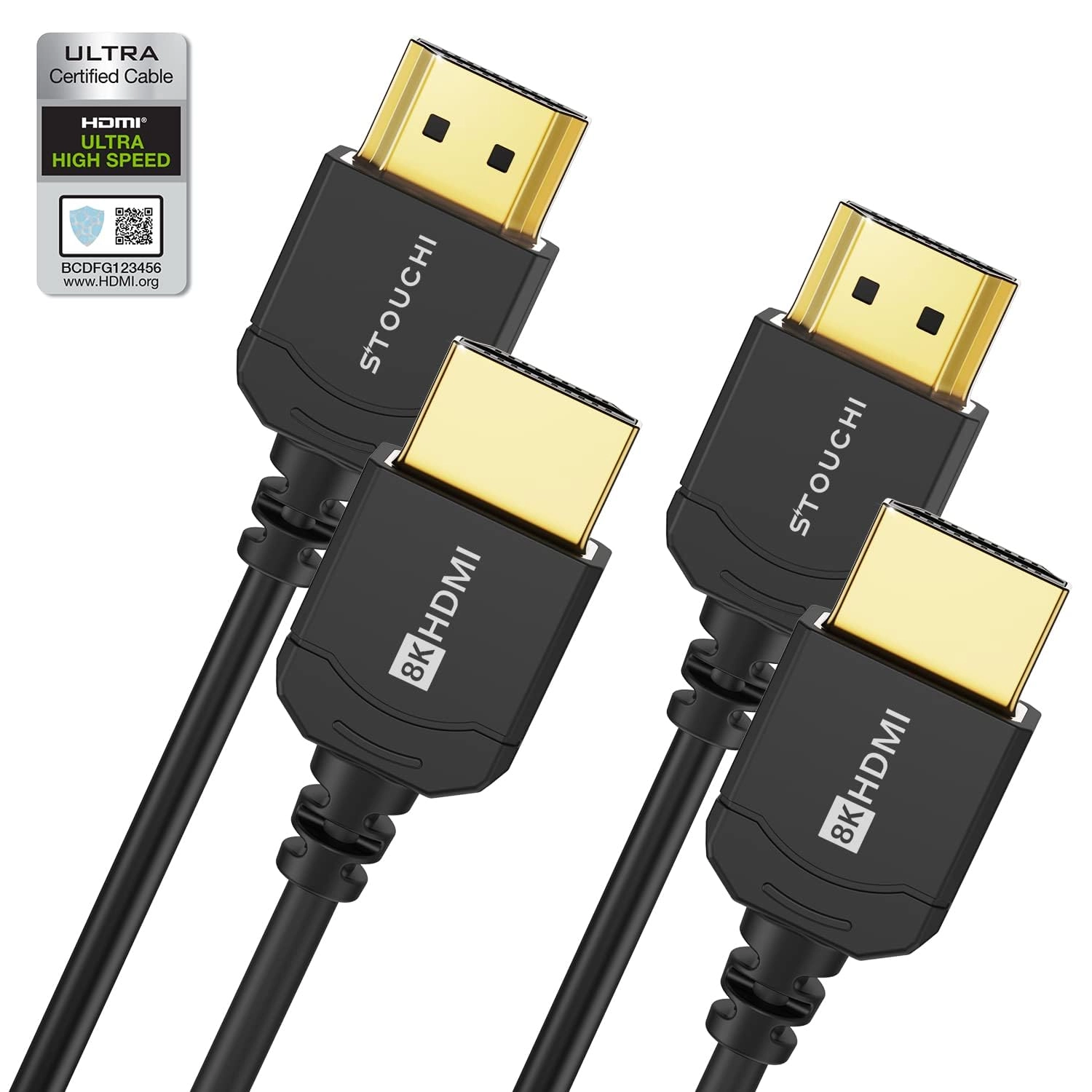 Stouchi Technology Limited 8K HDMI Cable - 1m Pack
