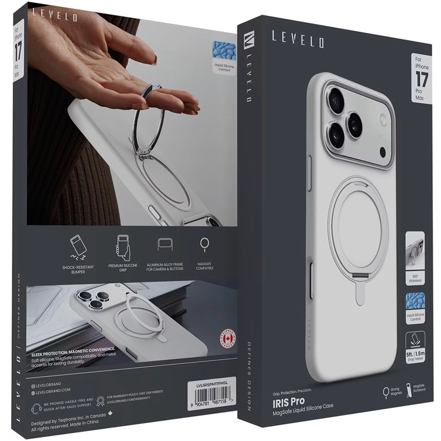 Iris Pro Silicone Case with MagSafe for iPhone 17 Pro Max