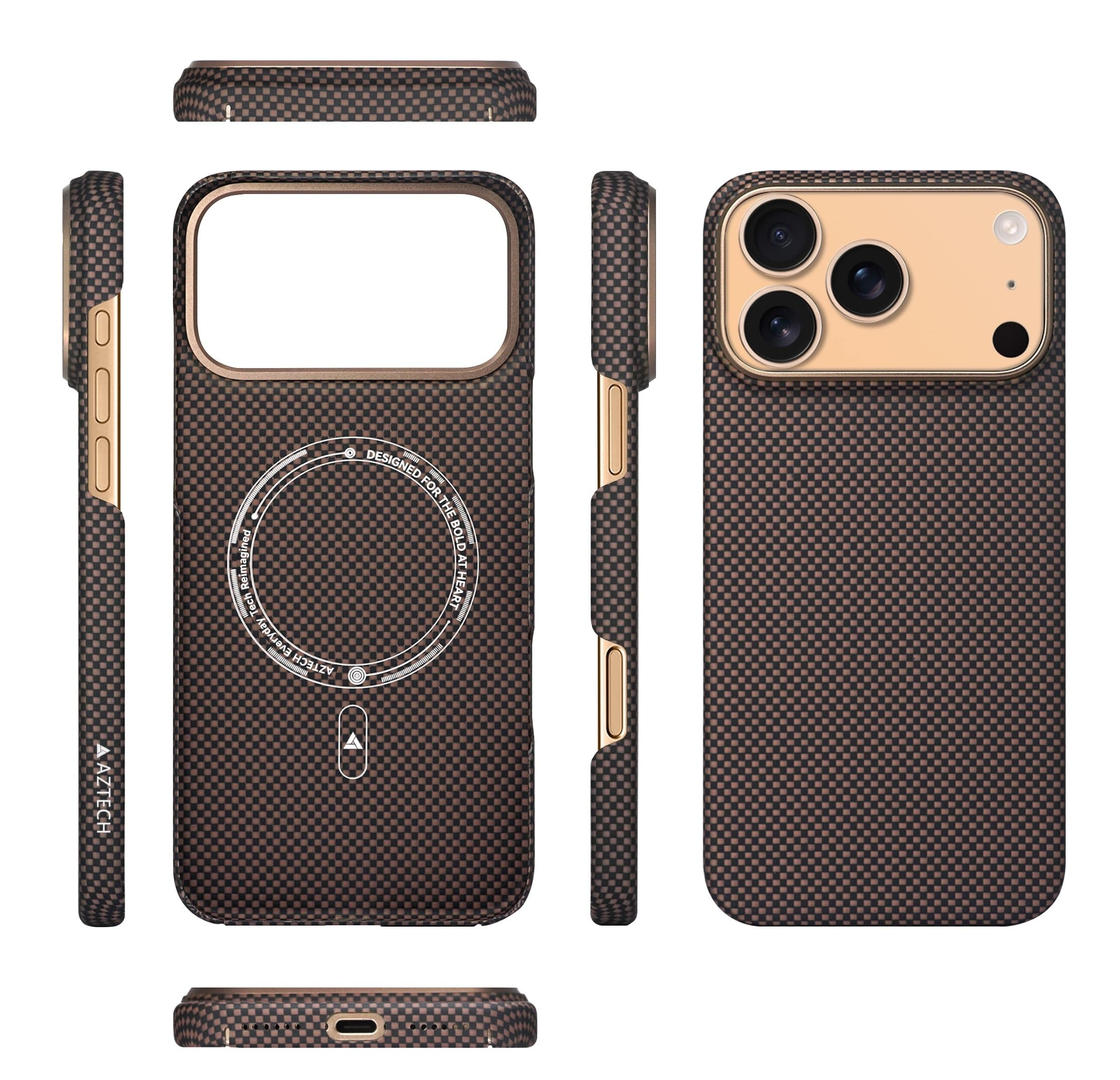 Premium Aramid Fiber (Kevlar) Case Ultra-Slim with MagSafe for iPhone 17 Pro