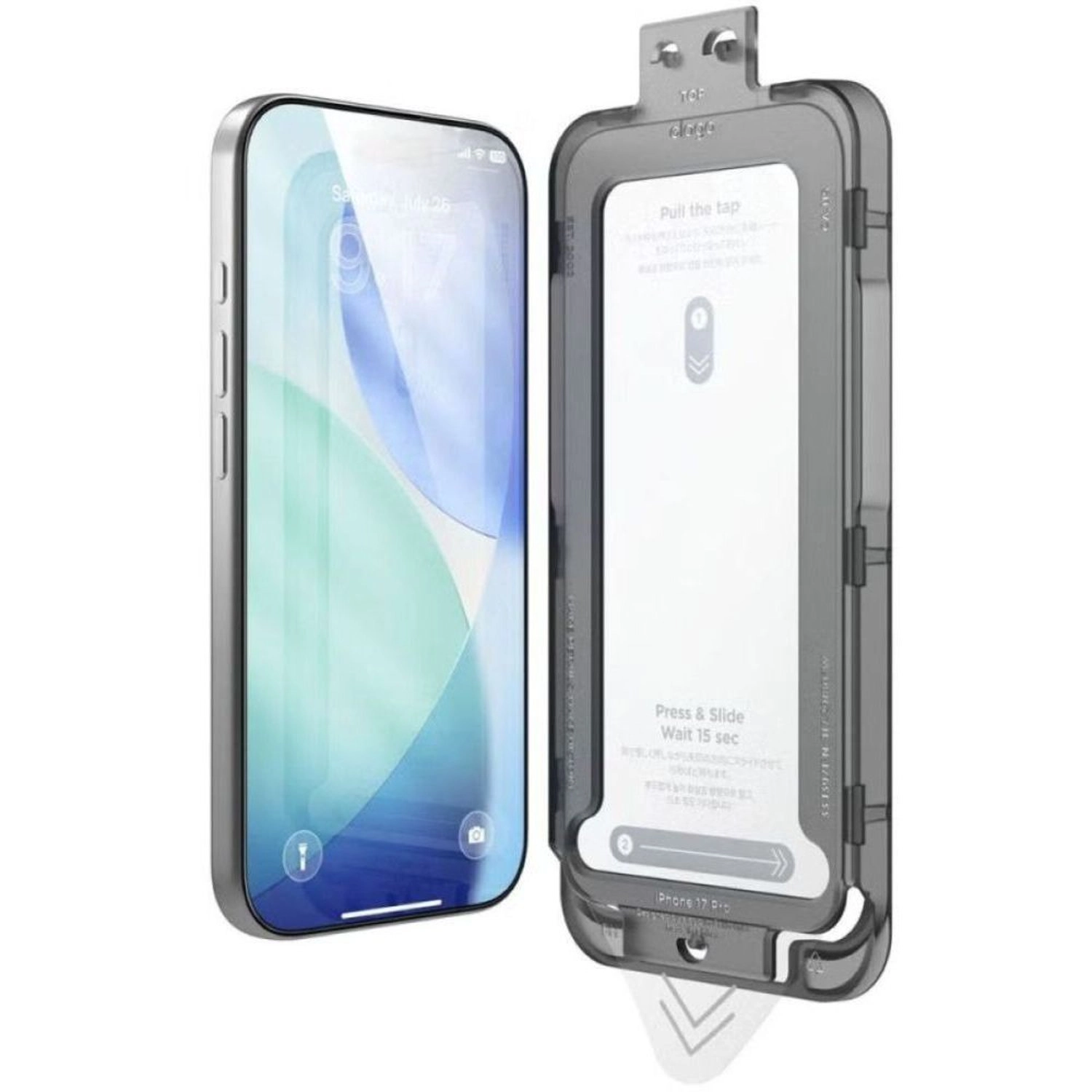 elago Scratch Resistant Tempered Glass Screen Protector for iPhone 17 Pro