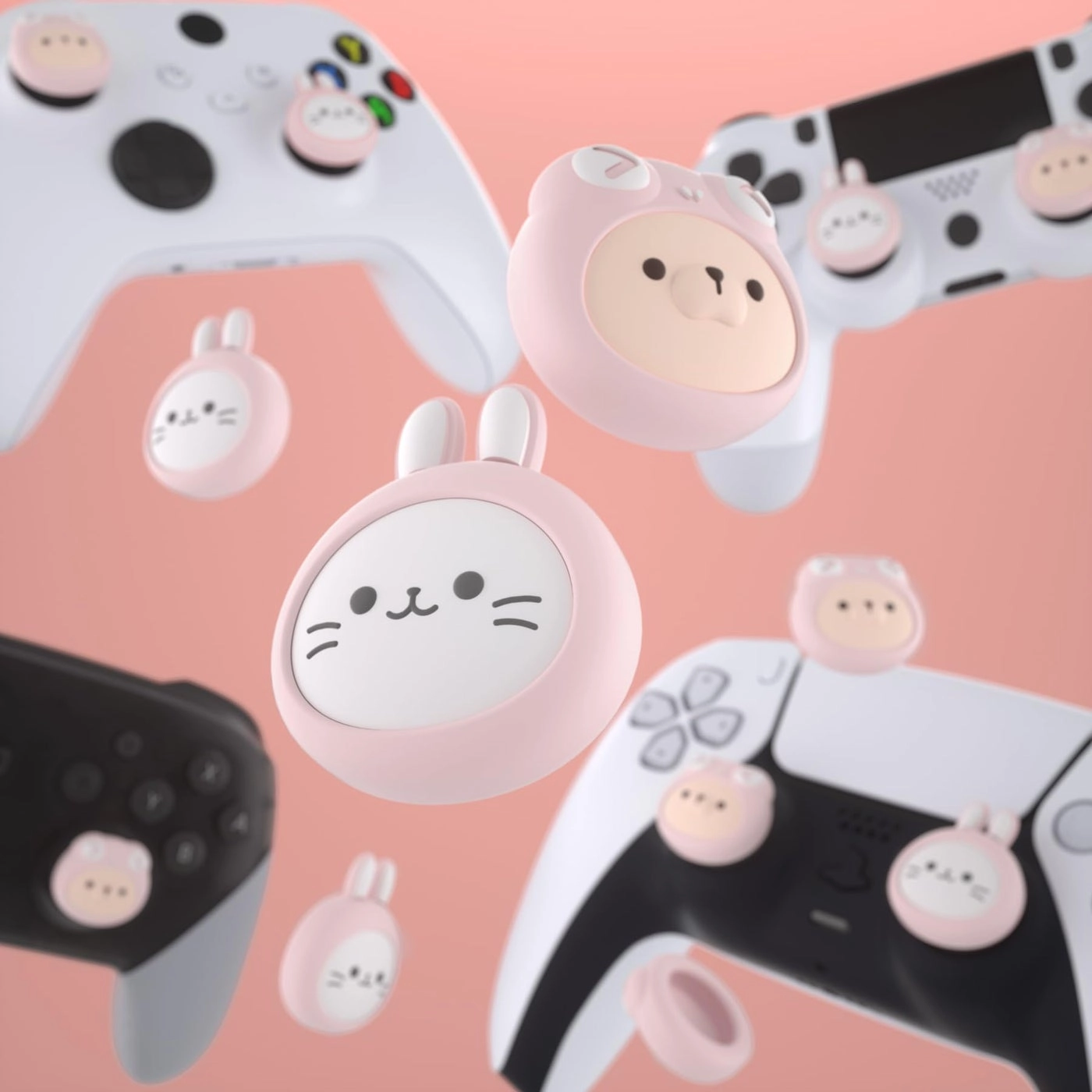 Thumb Grip Caps - Xbox Series S/X Xbox One Elite Series 2 Controller ps5/EDGE/ps4 Switch 2 Pro/Switch Pro