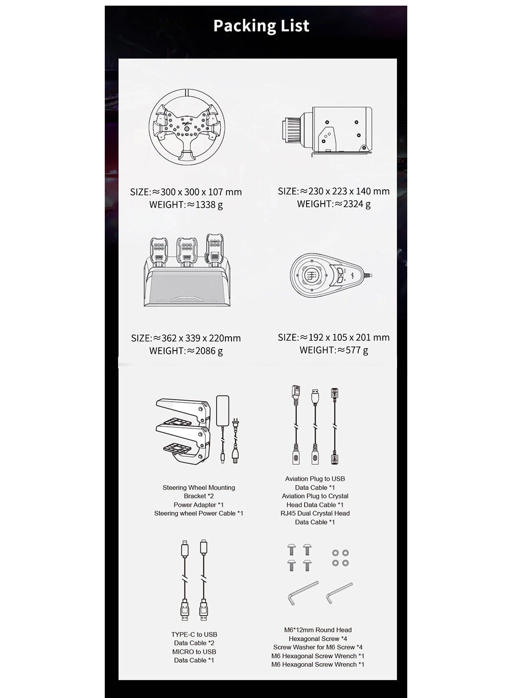 V99 Racing Wheel & Pedals - PC PS4 PS3 Xbox One Xbox Series X/S
