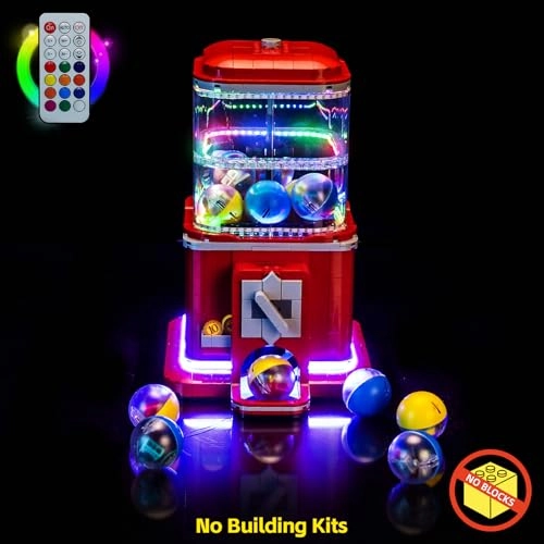 Light Kit Compatible with LEGO 21358 Minifigure Vending Machine - Copper Line