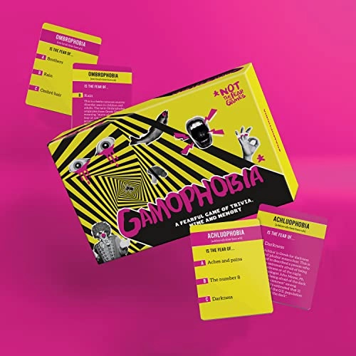 Gamophobia Card Game - 12 years and up 1 Adult