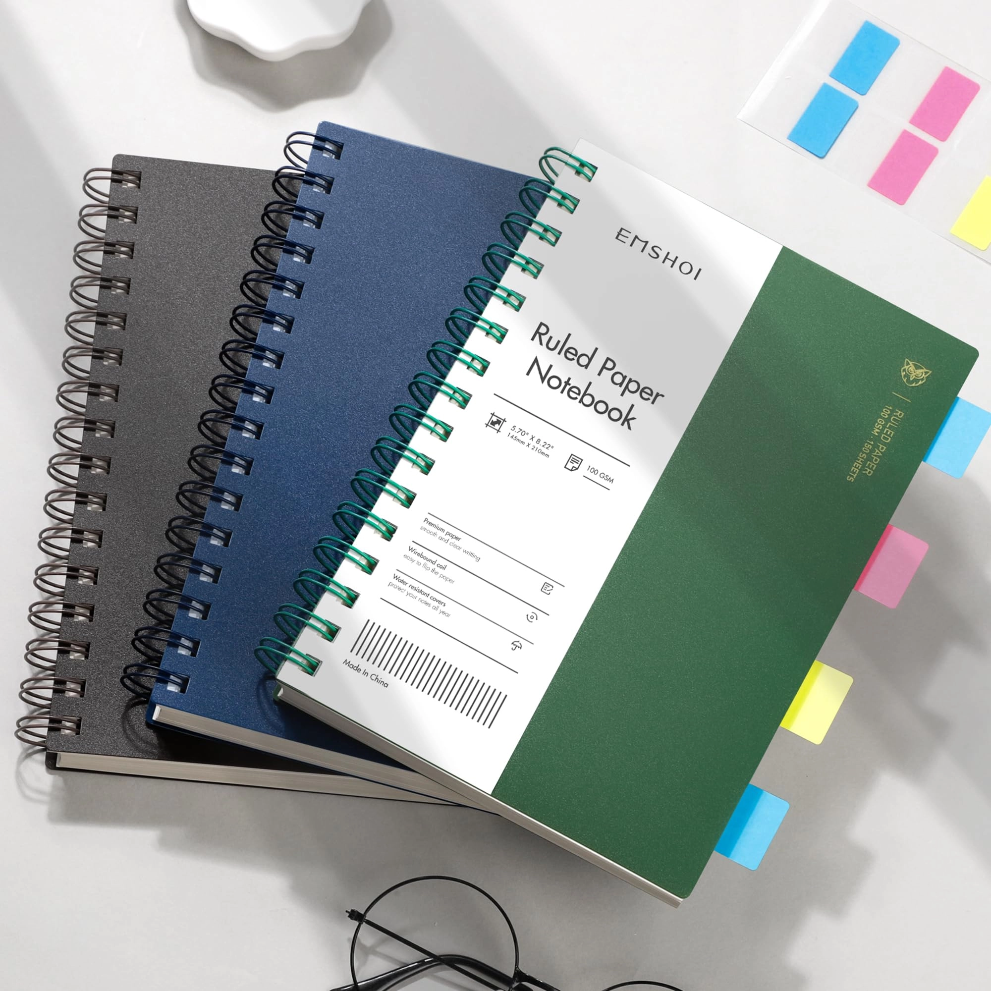 Notebook A5 Spiral - Lined 150 Sheets