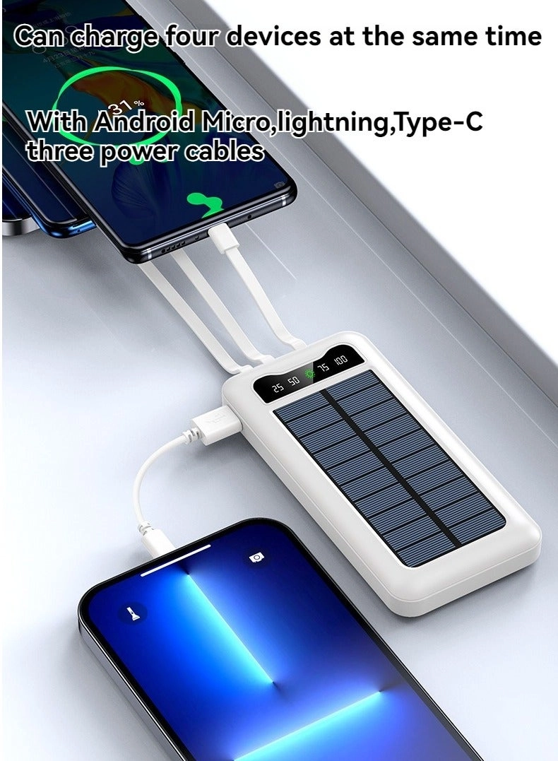 Multi-function solar power bank - 10000 Watt-hour