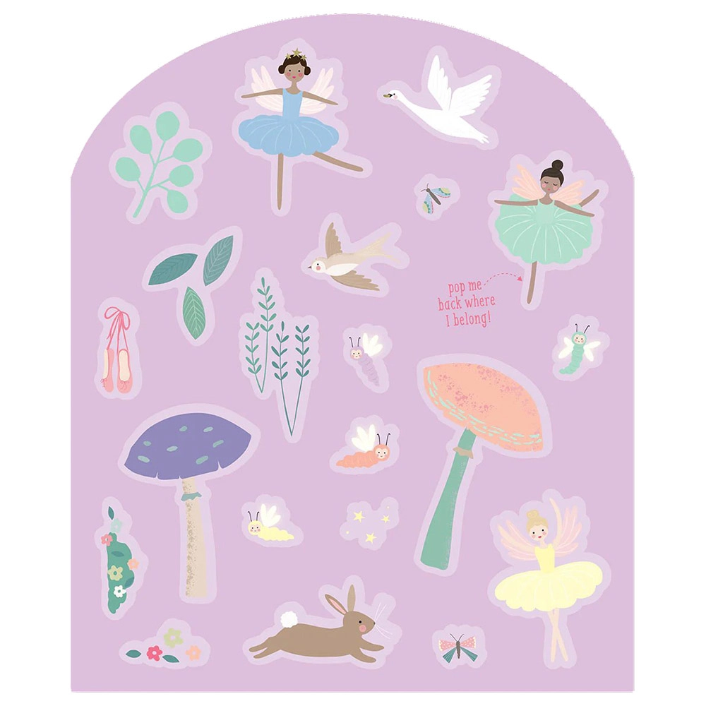 Enchanted Sticker Book Reusable 50 pcs