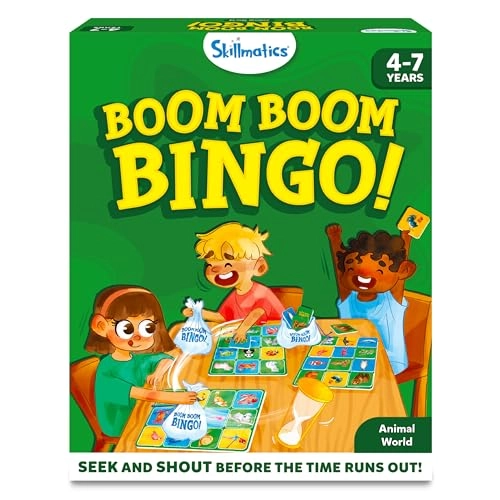 Bingo Preschool Board Game - Ages 4 to 7 63 pieces