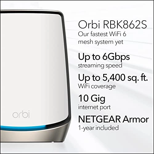 Orbi RBK862S - 802.11ac 802.11ax 802.11g 802.11n 1