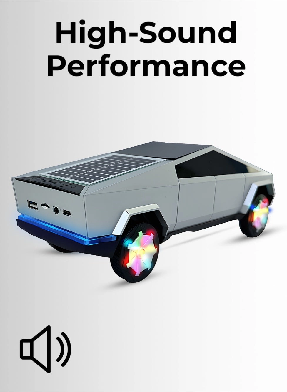 Cybertruck Solar Speaker