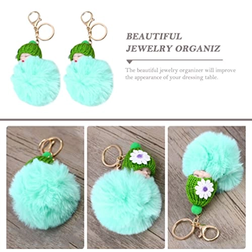 Doll Pompom Keychain