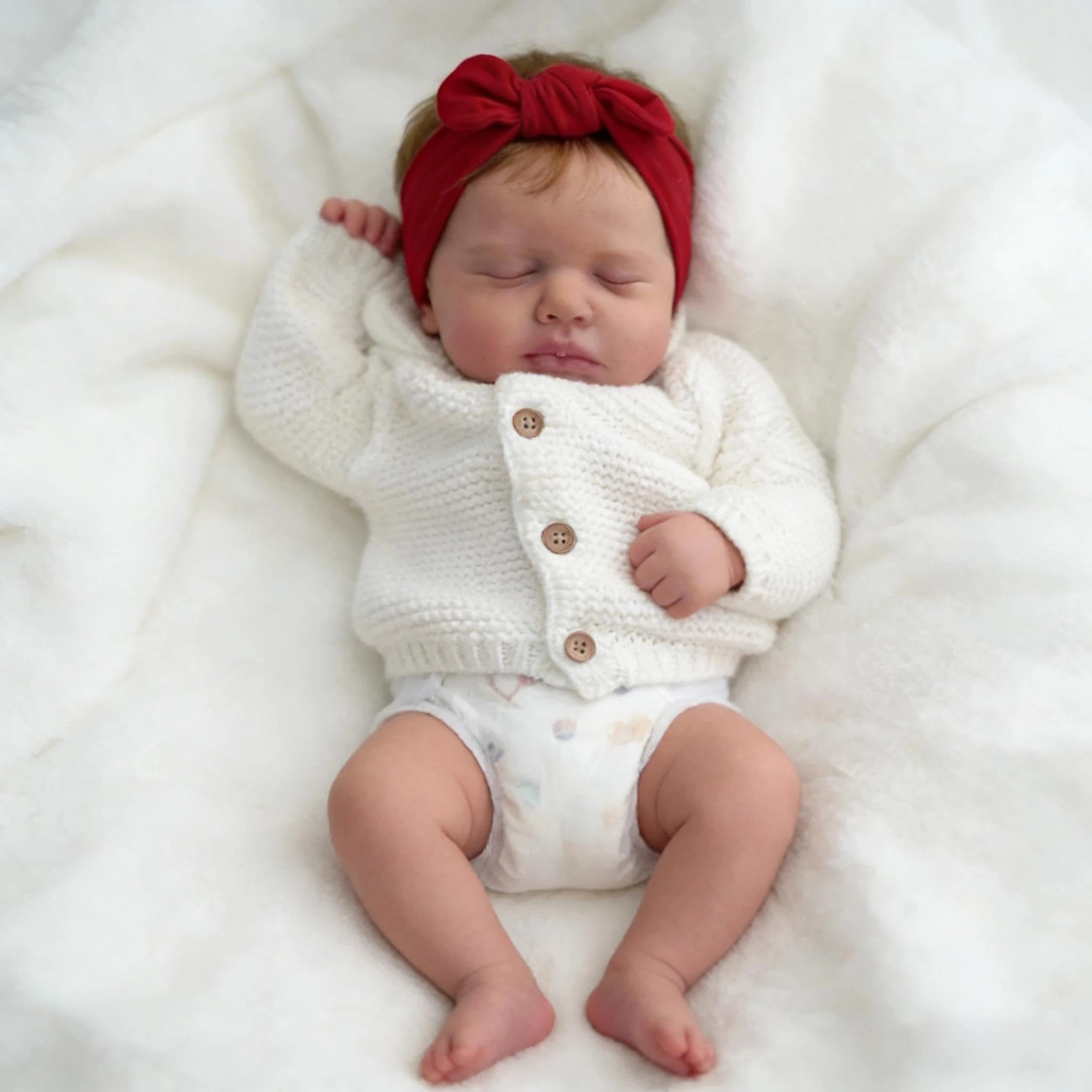 Loulou Reborn Baby Doll - 20 inch Full Body Vinyl Girl Ages 3+