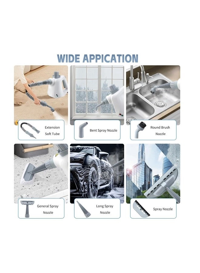 Portable Professional Steam High Pressure Cleaner - Handheld 247cm power cord