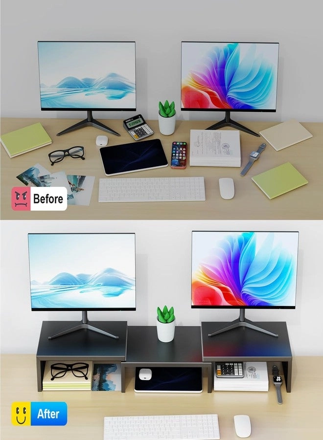 Dual Monitor Stand Riser