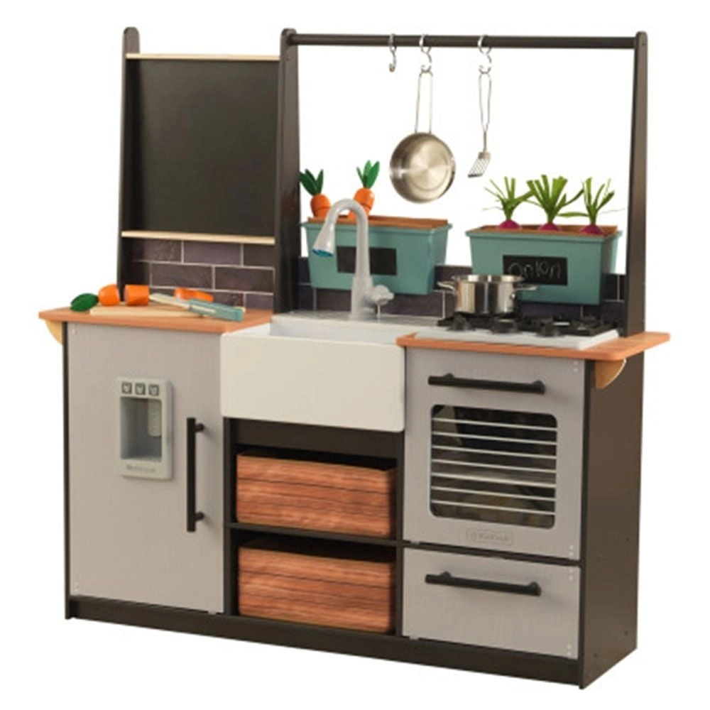 KidKraft Farm to Table Play Kitchen - 18 pcs (DBT-53411)