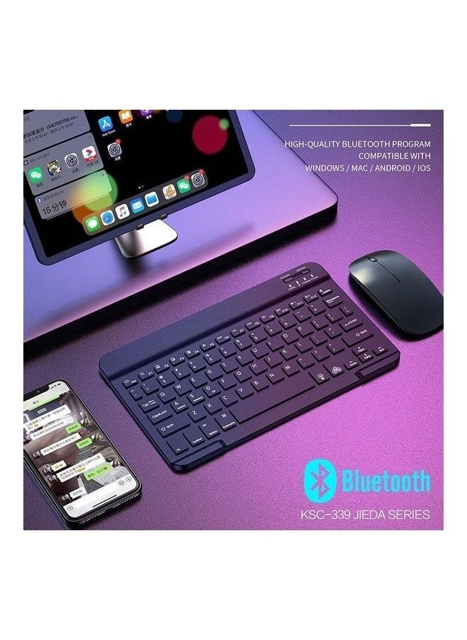 Round Keycap Touch Keyboard Case - Wireless
