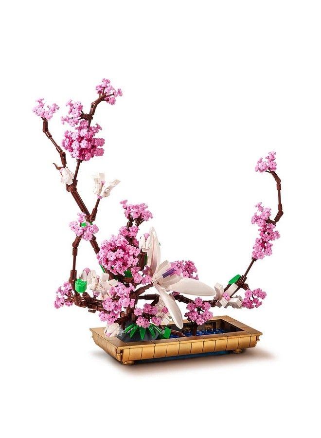 Decor Lilac Bonsai Plant Building Blocks Set - Lilac Bonsai Plant 974 pcs