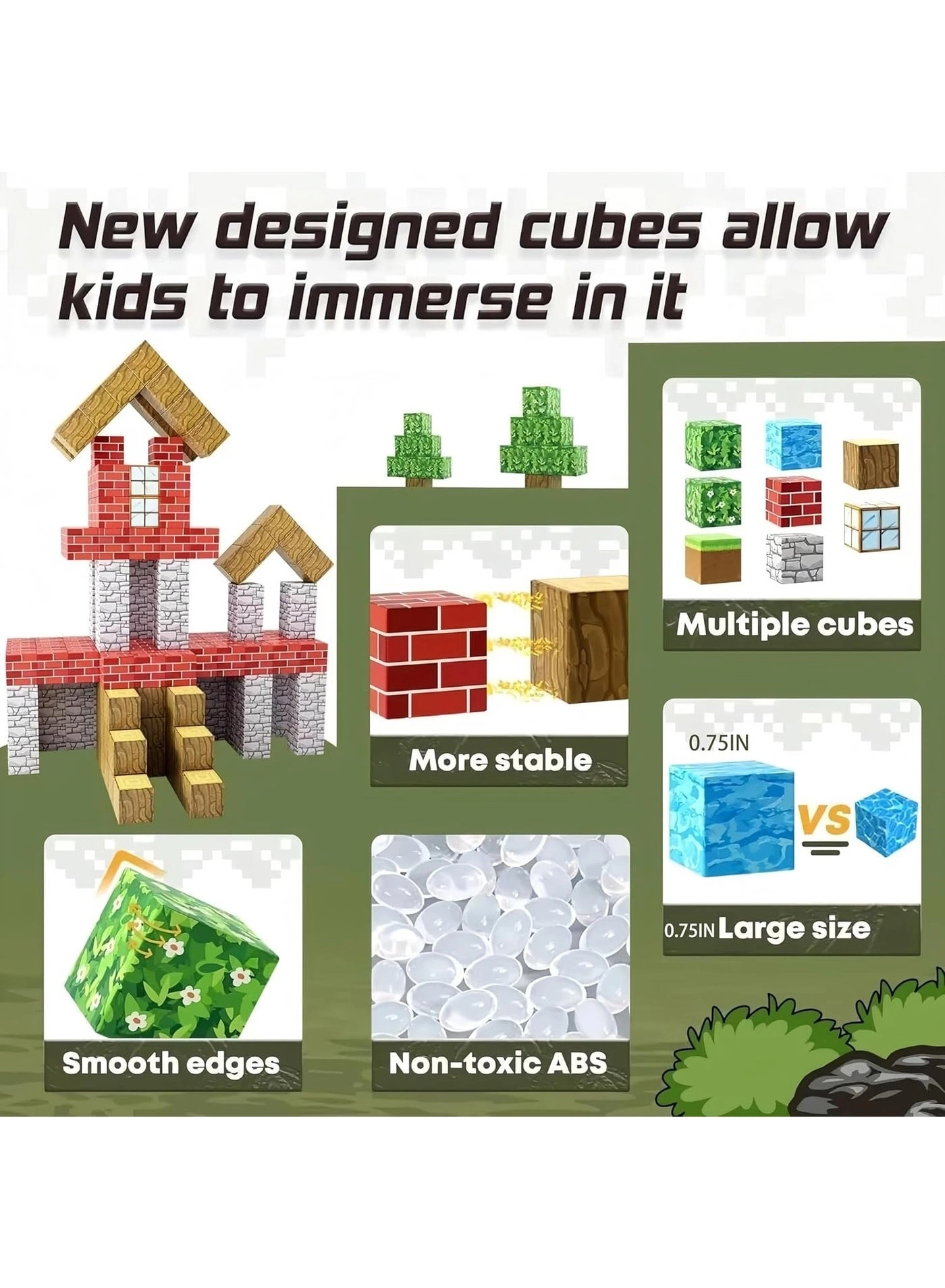 Magnetic Blocks - 70 pcs