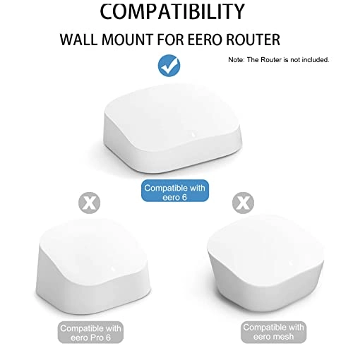 Wall Mount Holder - 1pcs 2pcs eero Pro 6 WiFi Router