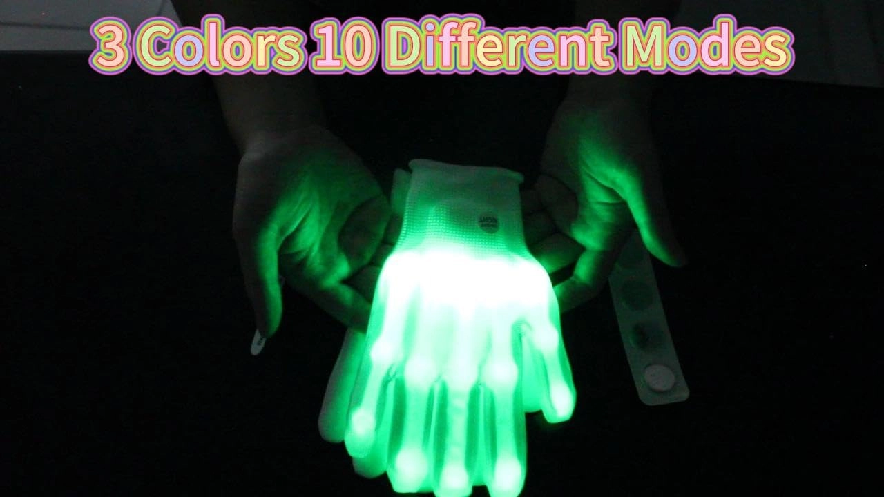 LED Gloves - 8-13 years