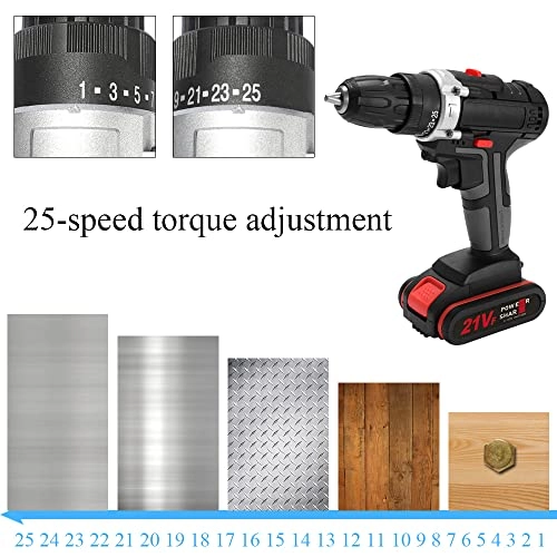 Multifuctional Electric Drill - 21V Brushless Motor
