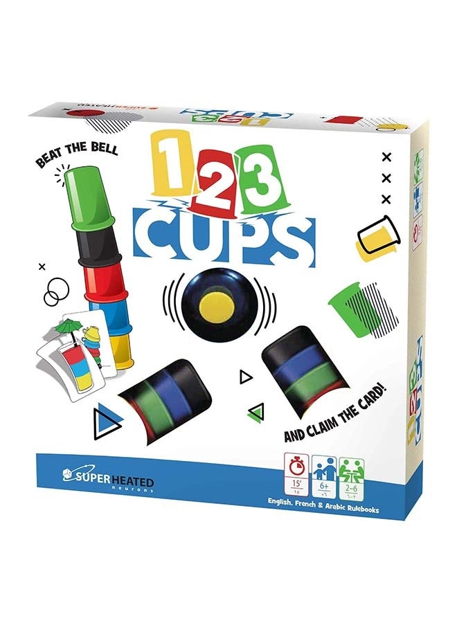 SuperHeated Neurons Speed Cups - 123 Cups (English and Arabic)