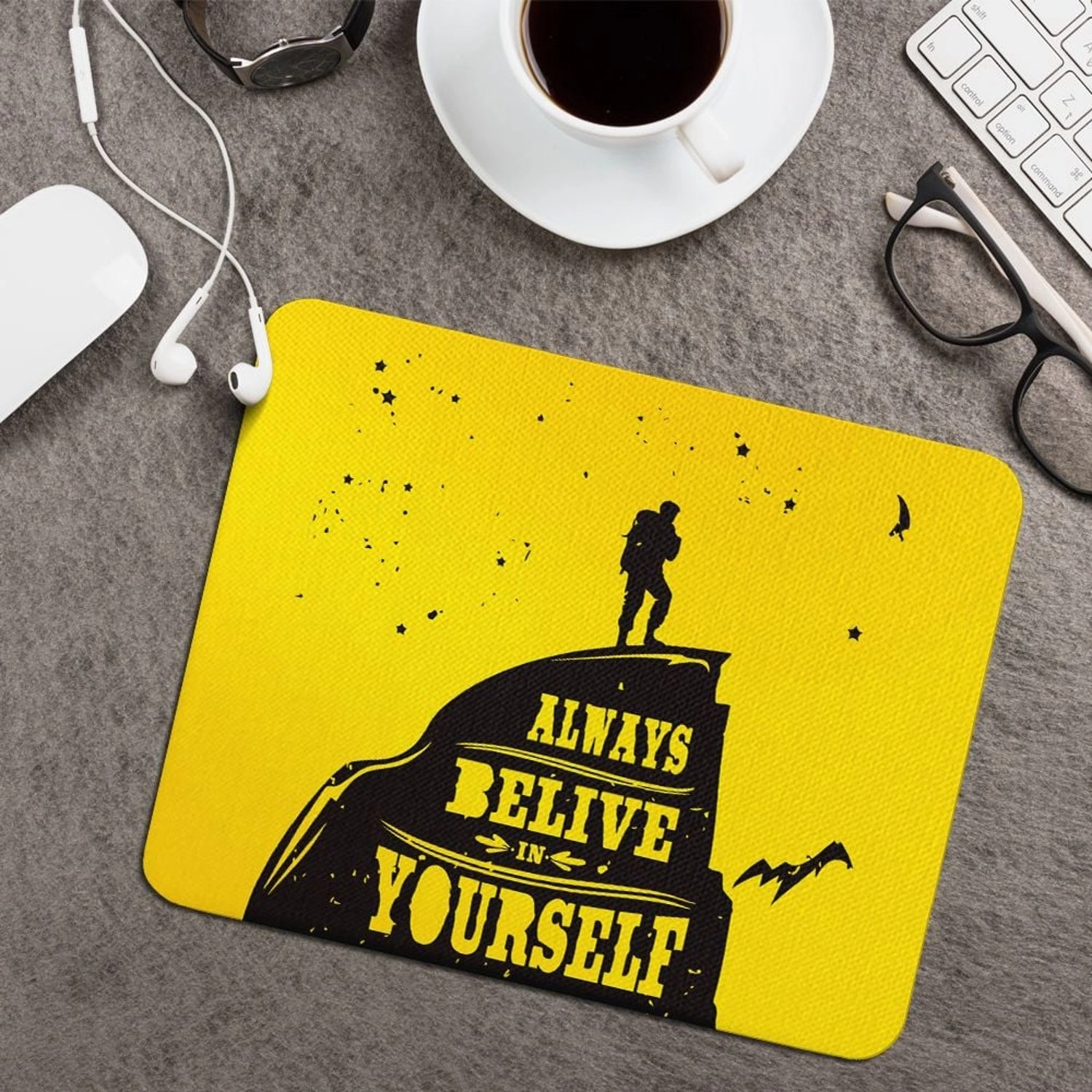 95236 Neoprene Mouse Pad - 22x18 cm