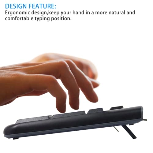 Keyboard Stand Feet Legs Replacement Kit - 4pcs Black