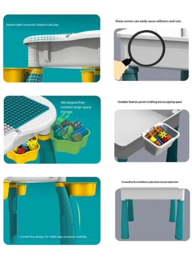 Multifunction Game Table - 2+ Years 150 pieces Set