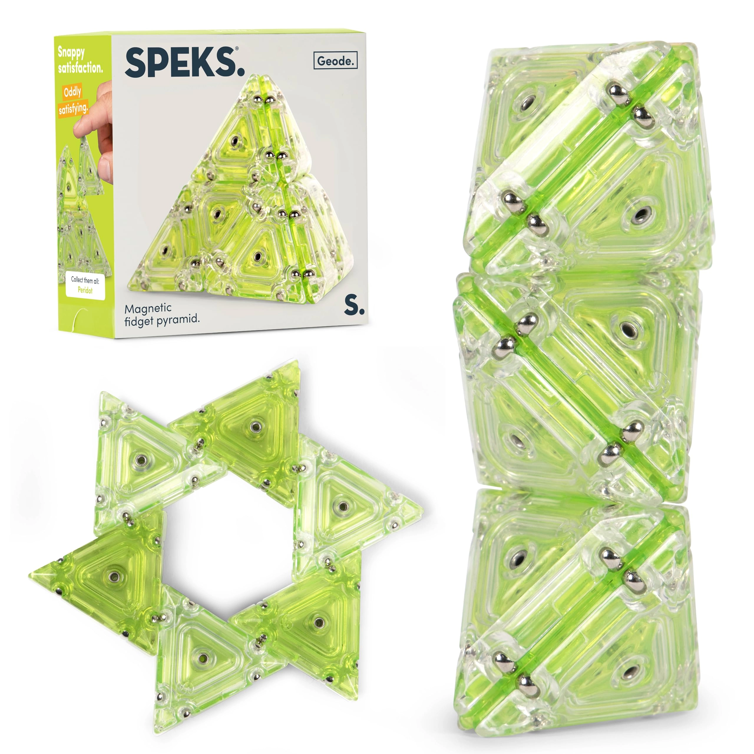 Speks. Geode Pyramid - Elephant,Santa 12pcs Architecture