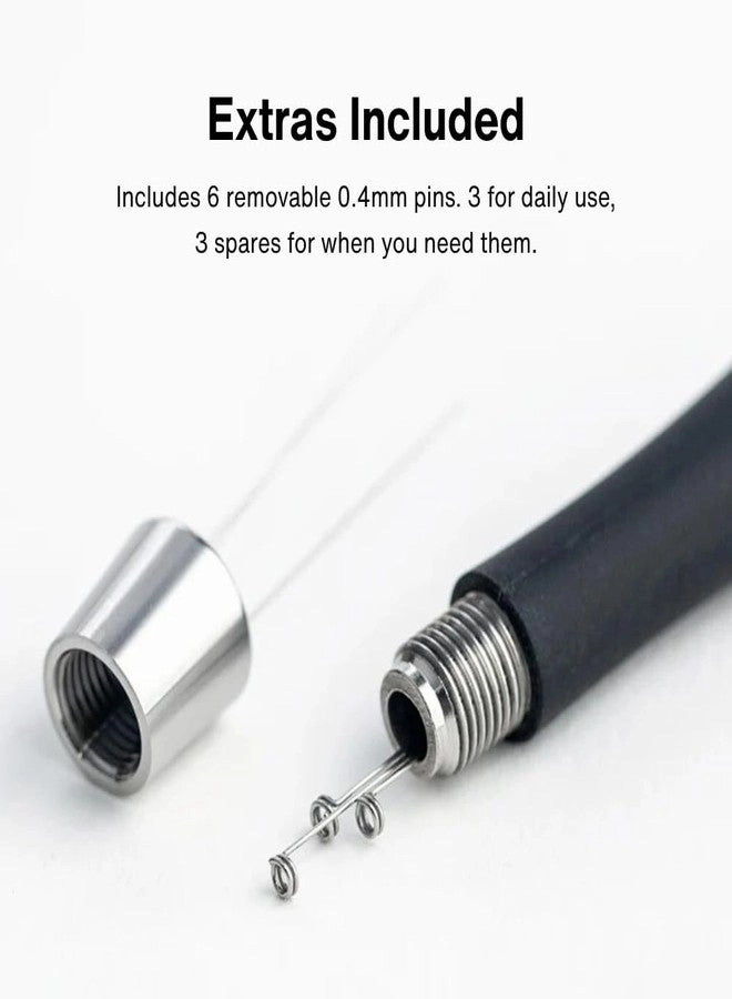 Weiss Distribution Technique (WDT) Tool - Stainless Steel Silicone Grip Includes 6 Pins