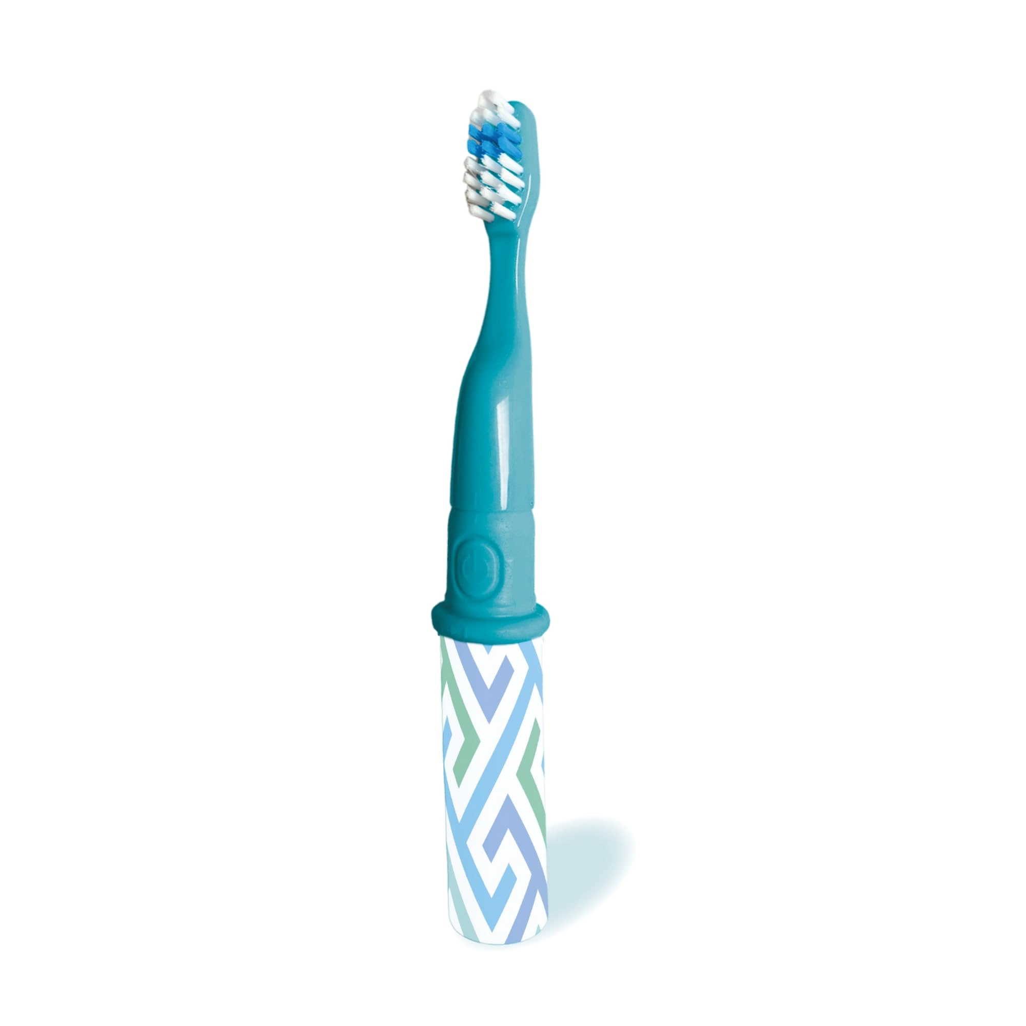 Family Sonic Toothbrush - Battery-Powered Replaceable Green