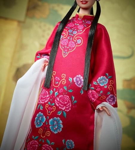Lunar New Year Doll - Plastic red robe Ages 72+