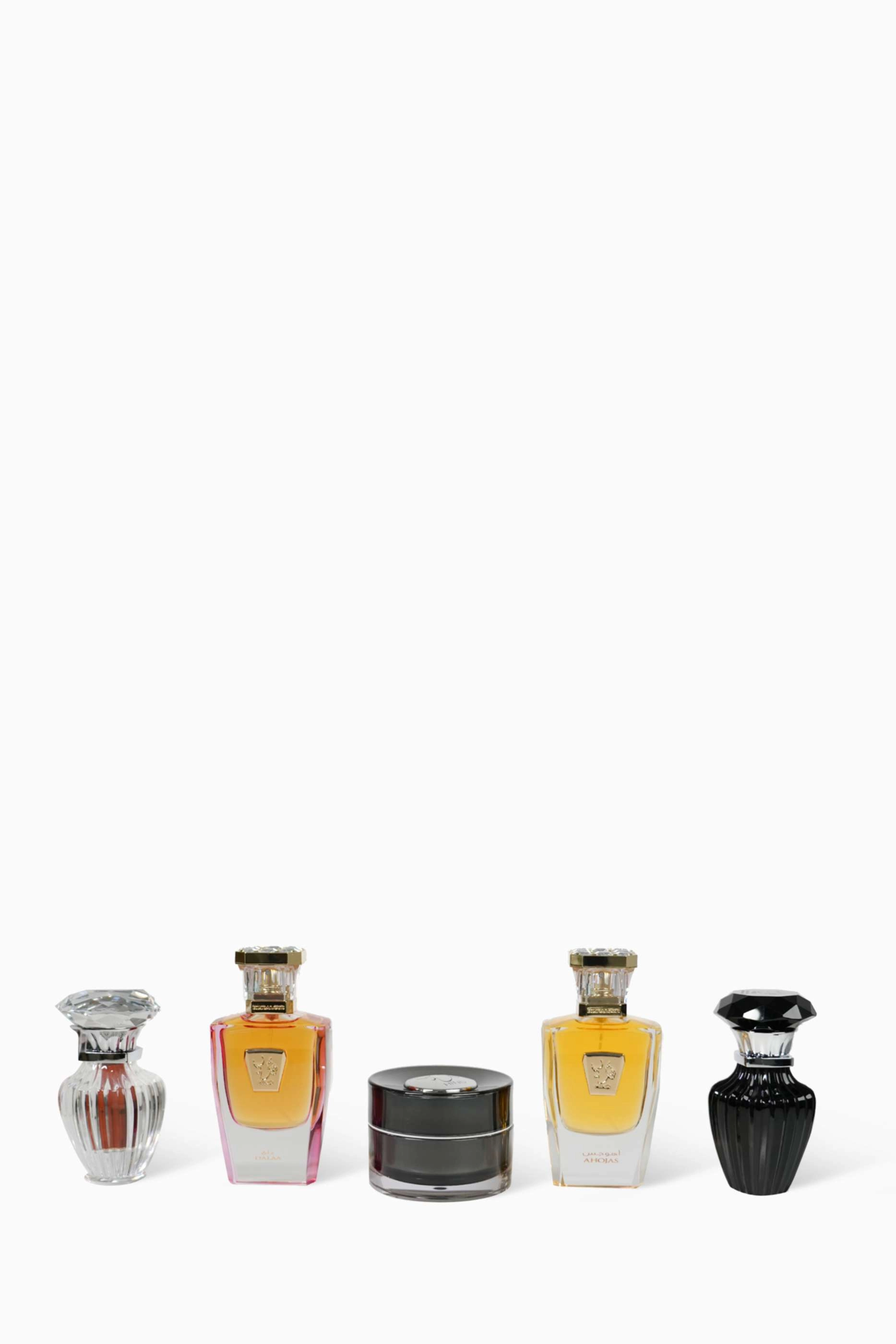 Dalaa Eau de Parfum + Alifi Eau de Parfum + Sheikh A Jewel Oil + Mukhalat Eid Oil + Rahi Al Oud Muattar - 5 piece(s)