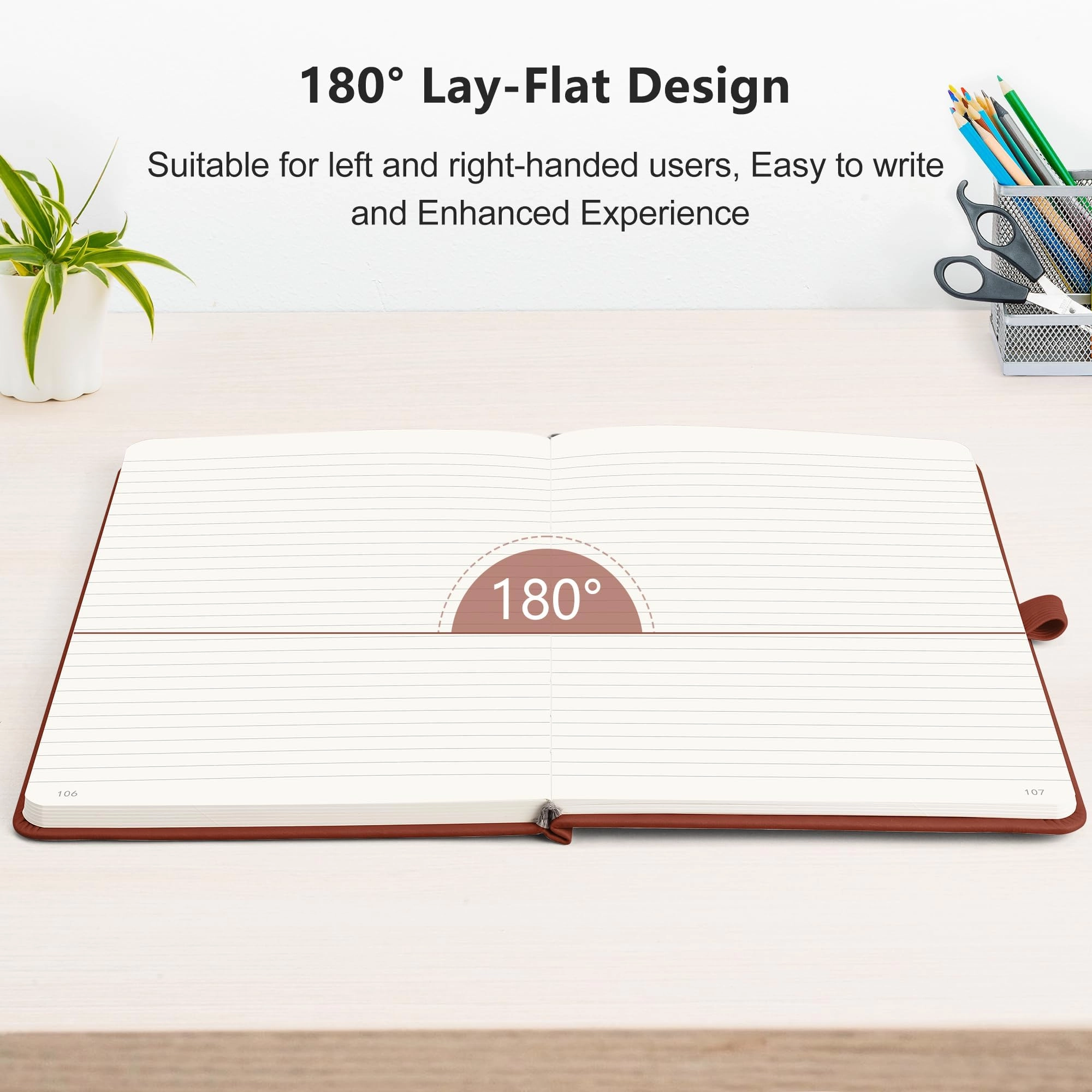 Notepad A5 Hardcover - Lined 376 Pages