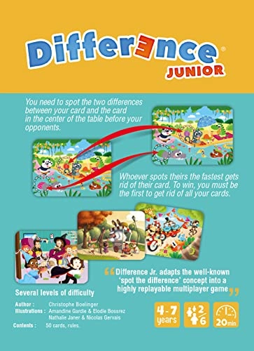 Difference Junior - 4+ Years