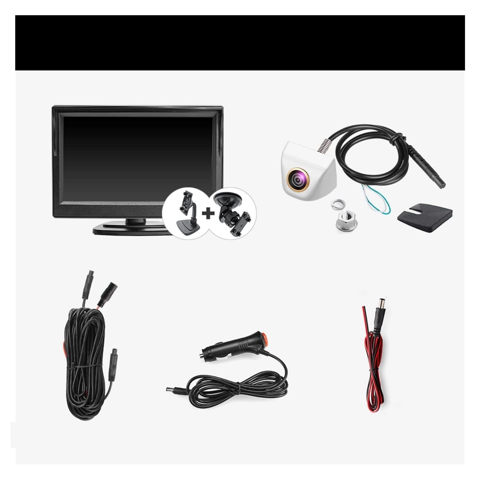 AHD Monitor - 5 inch + Rear View AHD Camera - 1920*1080P Night Vision