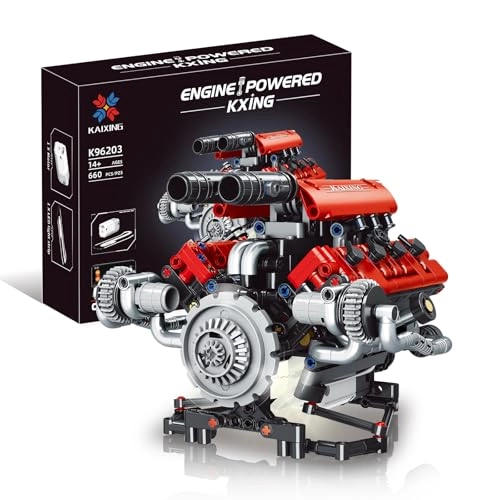 V8 Engine - 1 pcs Transparent Functional Model