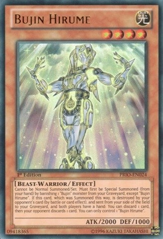 Yu-Gi-Oh! Bujin Hirume PRIO-EN024 - 1st Edition