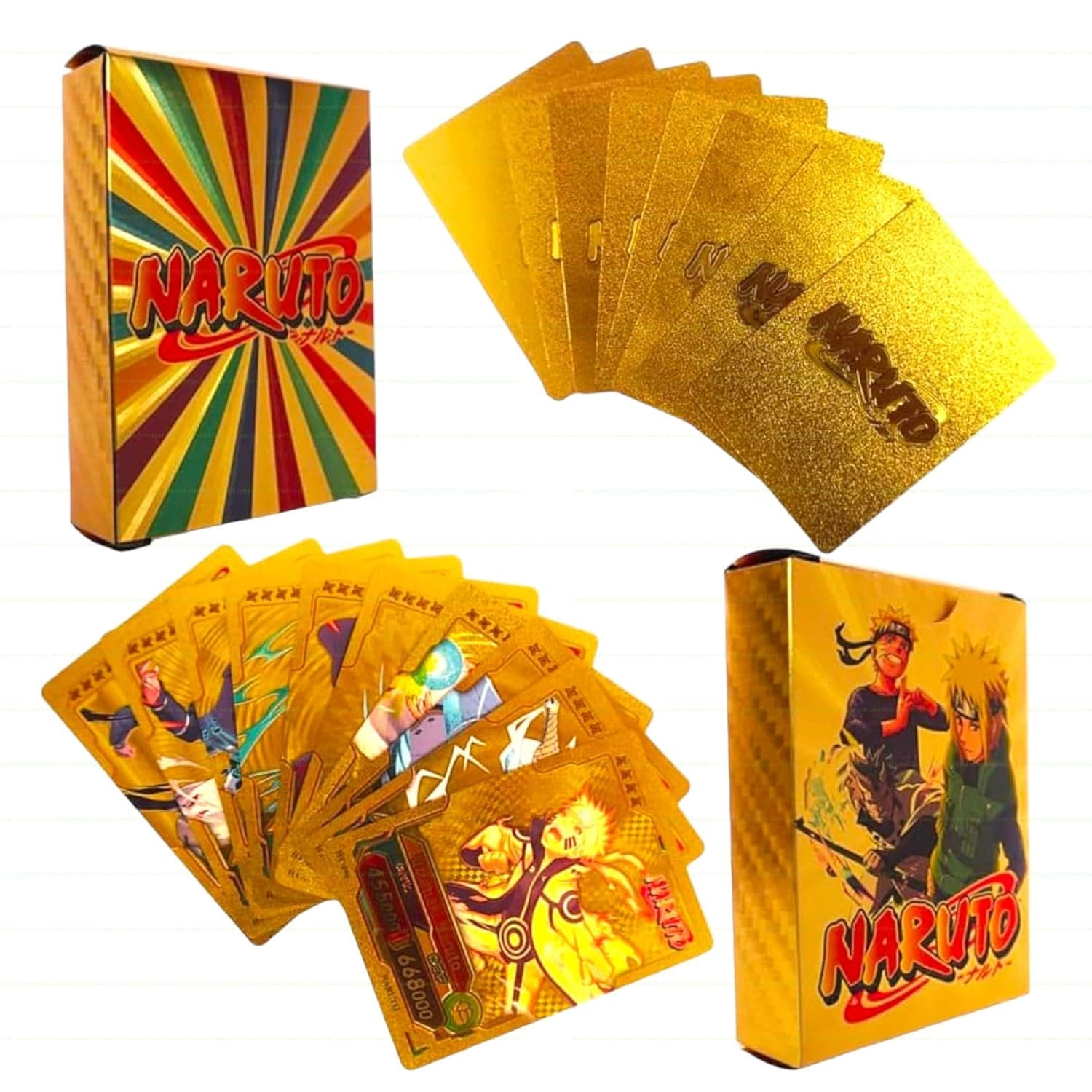 FowWelt Naruto Ultimate Ninja Cards - 55pcs
