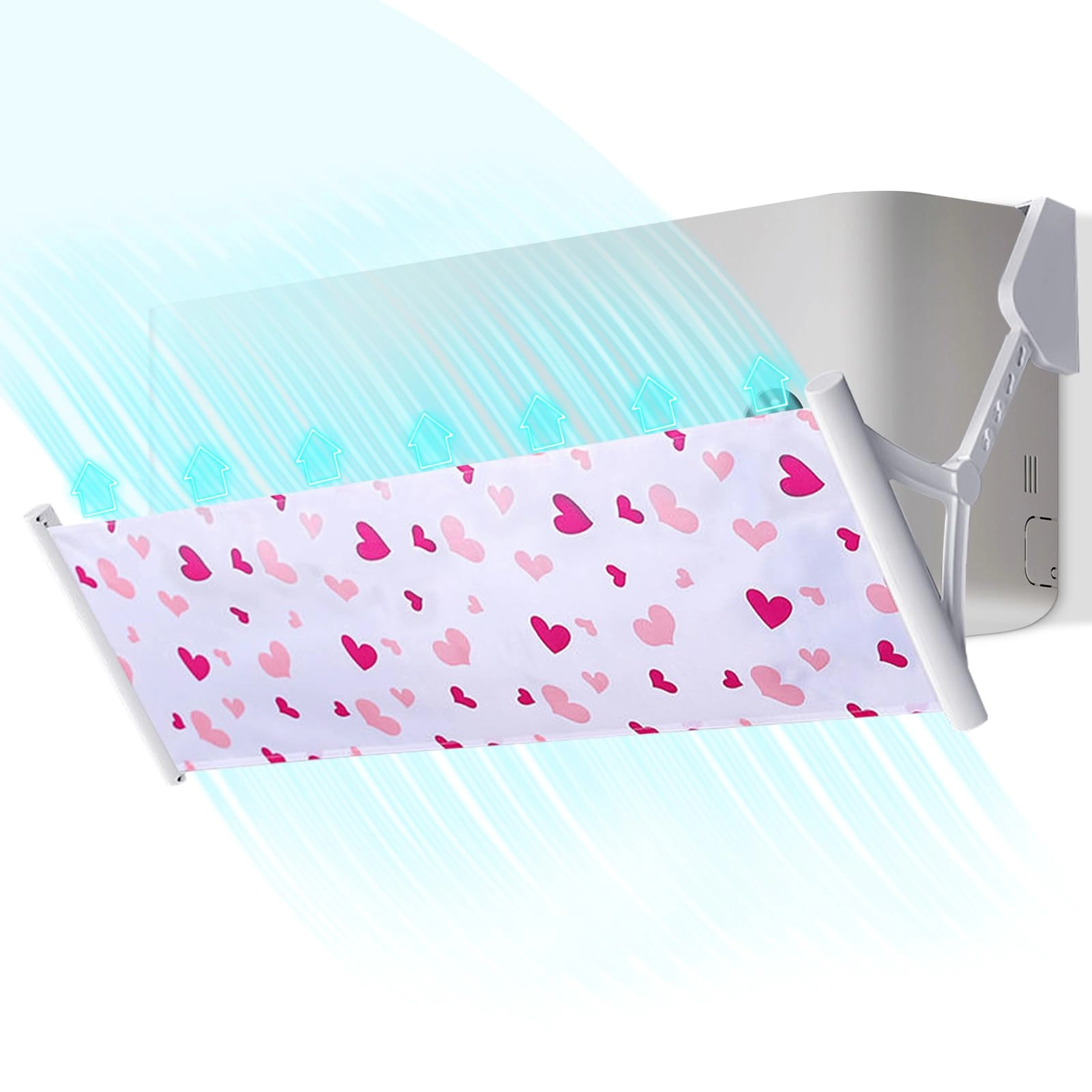 URbazaar Air Conditioner Deflector - Adjustable Retractable Punch-free
