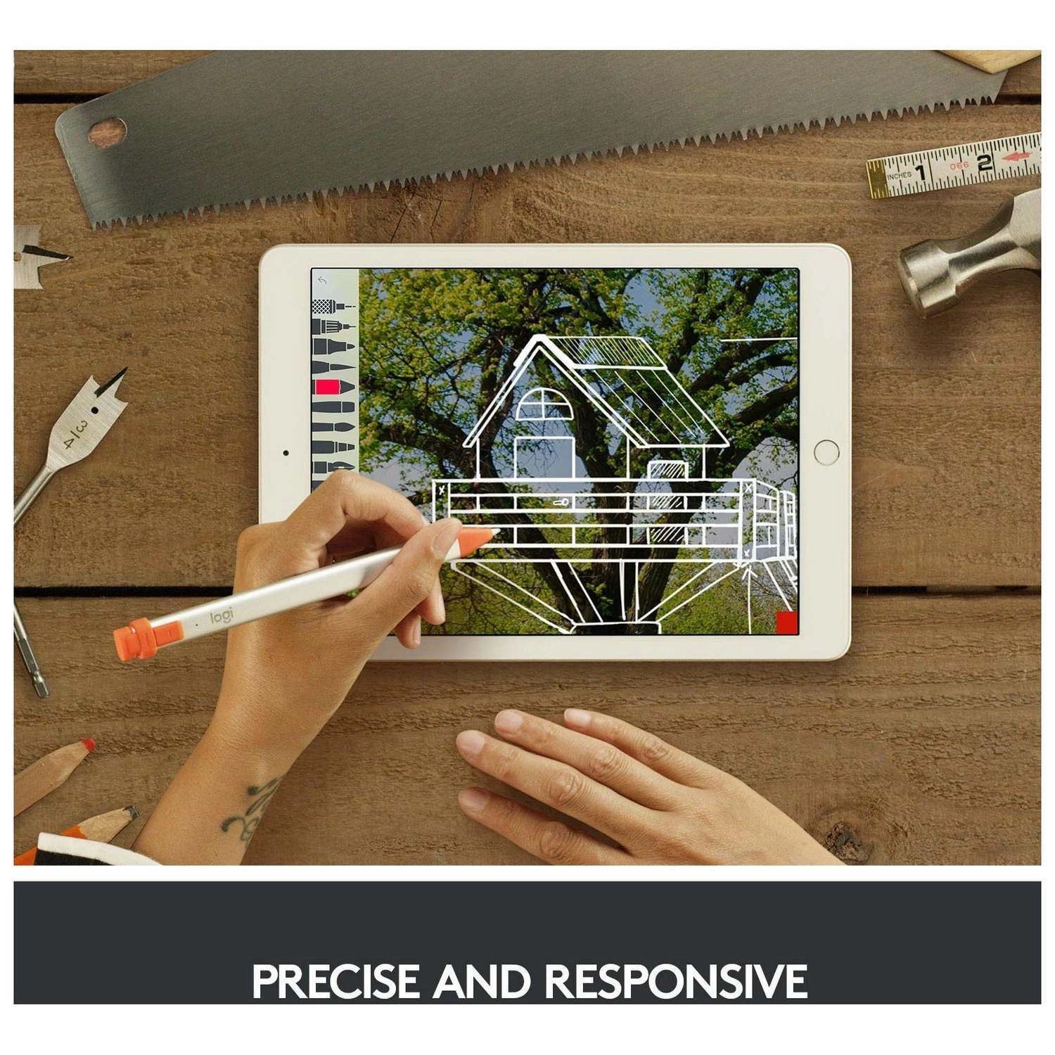 Crayon - Digital Pencil iPad Compatible Orange