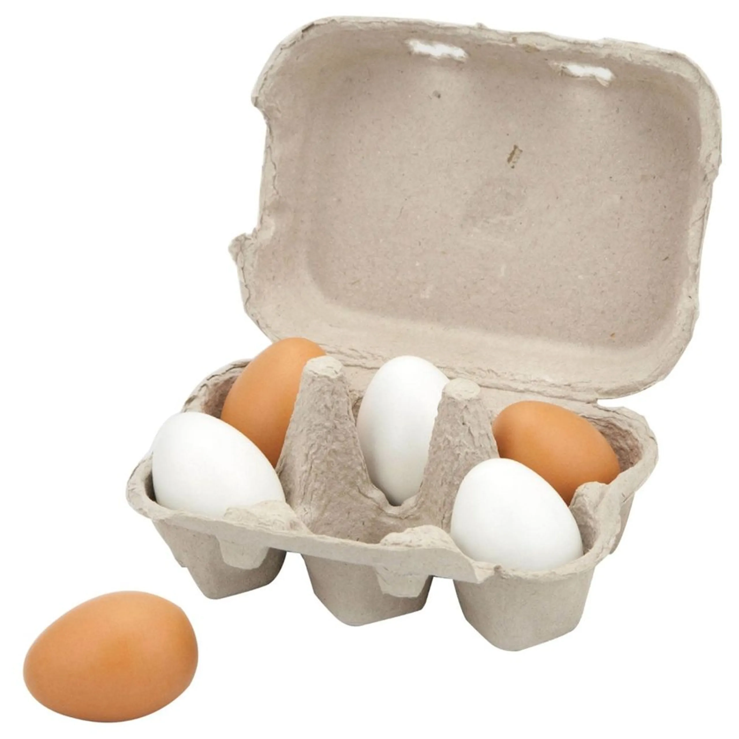 VIGA Wooden Eggs - Suitable for 2 years & above 6pcs