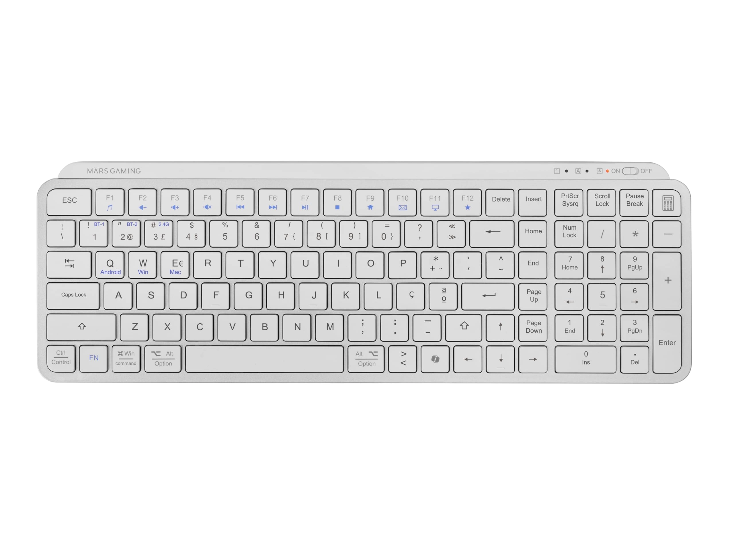 Mars Gaming MK-SILENKEYS - PT Wireless