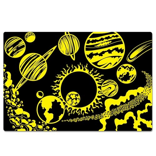 Glow In The Dark Space Floor Puzzle - 3 Years & Above 100 pieces