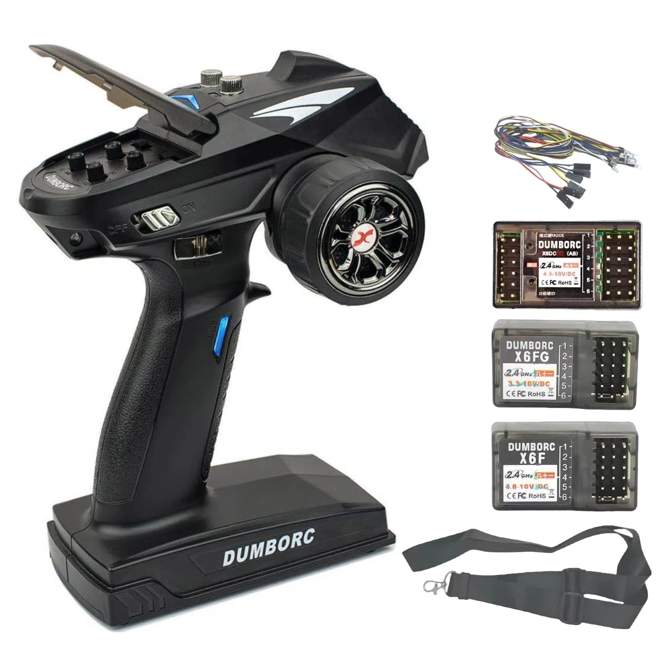 dumborc X6 - 6 Channel + X6FG + X6F + X6DCG + LED Light