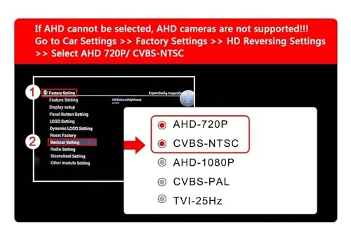 Reverse Rear View Camera - Night Vision 1080P*720P