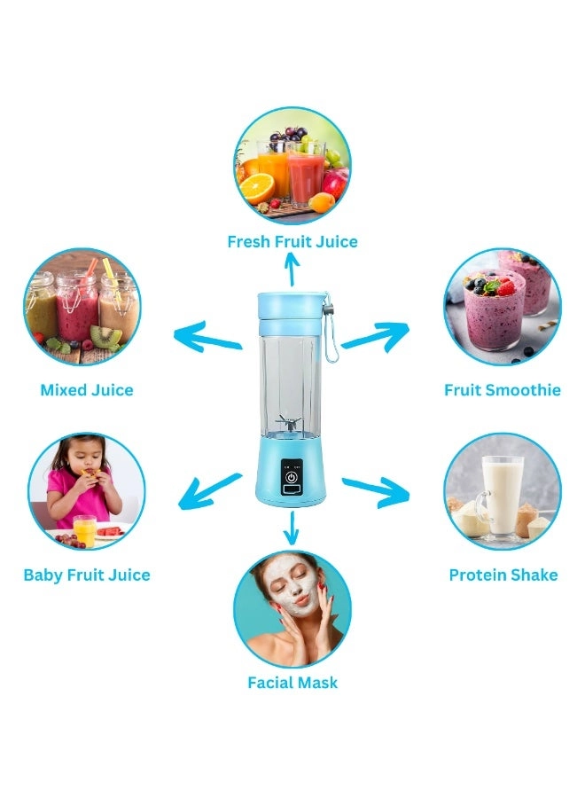 Personal Size Blender - USB Rechargeable Stainless Steel Blades