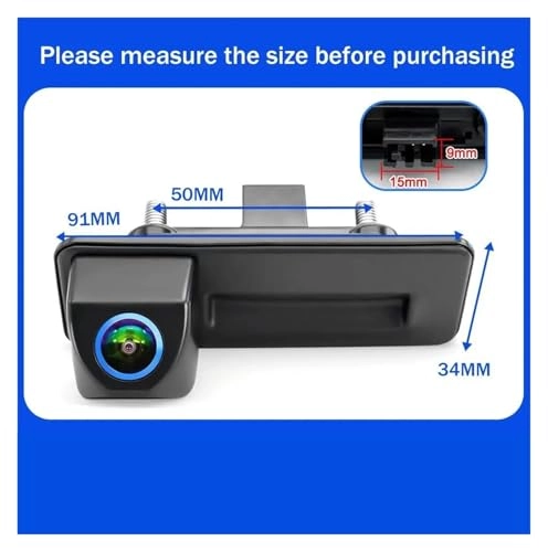 Car Reversing Camera - Night Vision Wire 1920*1080 Pixels