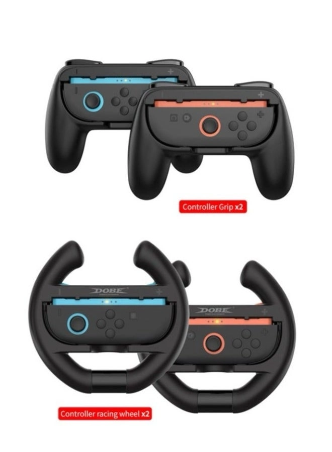 Dobe Switch 2 Steering Wheels and Grip - Nintendo Switch 2